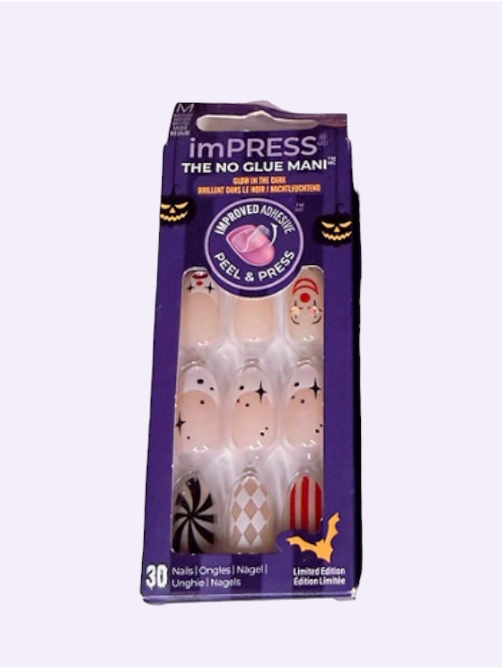 imPRESS Halloween circus glow in the dark Press-On Nails